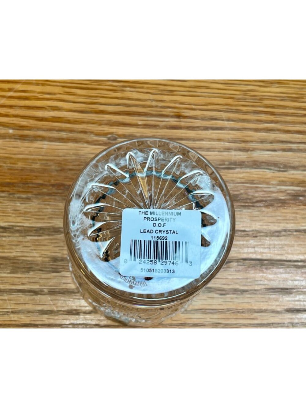 New In Box Set of 2 WATERFORD Crystal Millennium Series Prosperity Pattern Toast - Picture 10 of 16